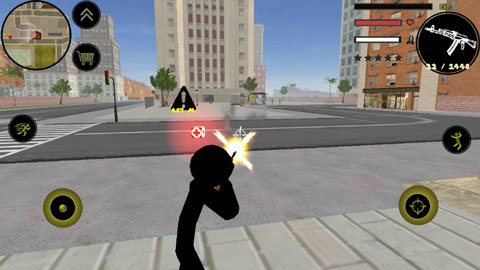 火柴英雄绳索城市