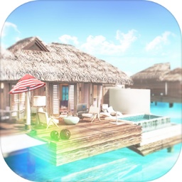 马尔代夫美丽的水上别墅