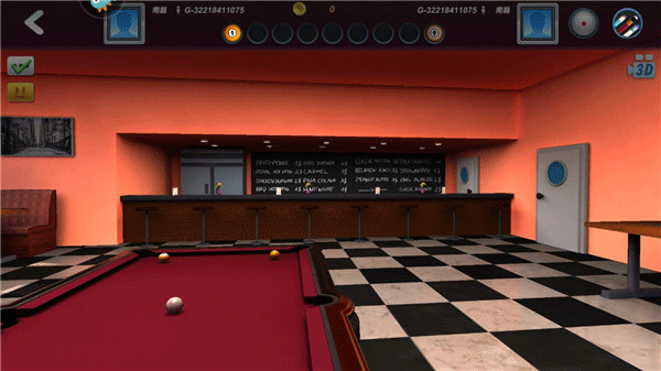 台球风云(3D体感推杆)