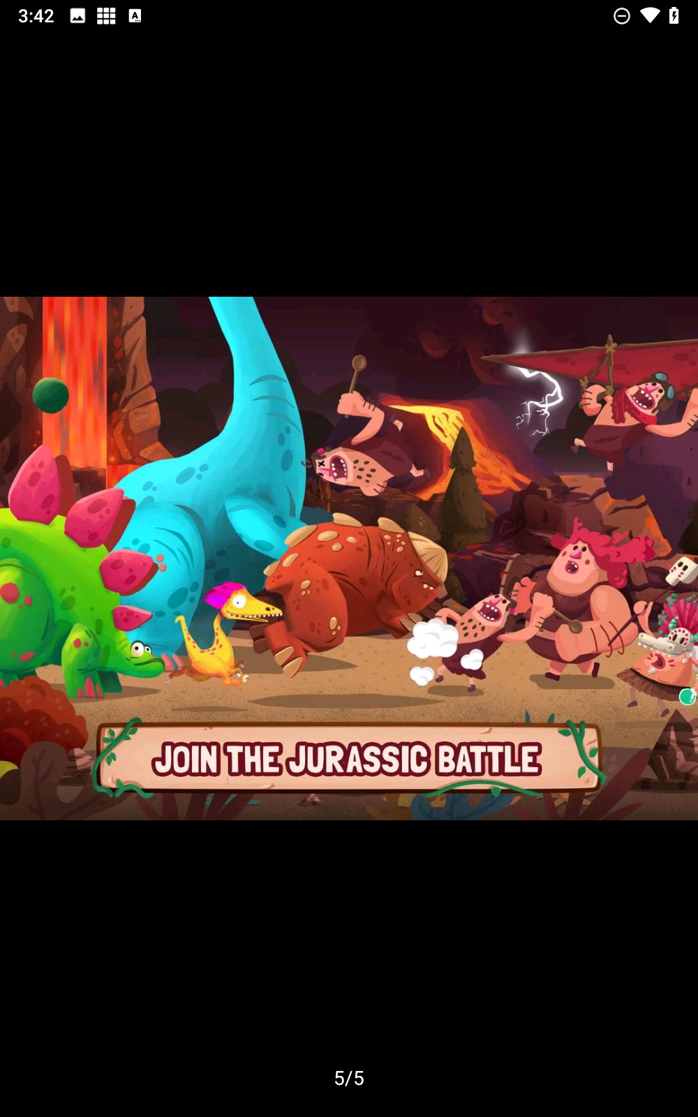 恐龙大战洞穴人