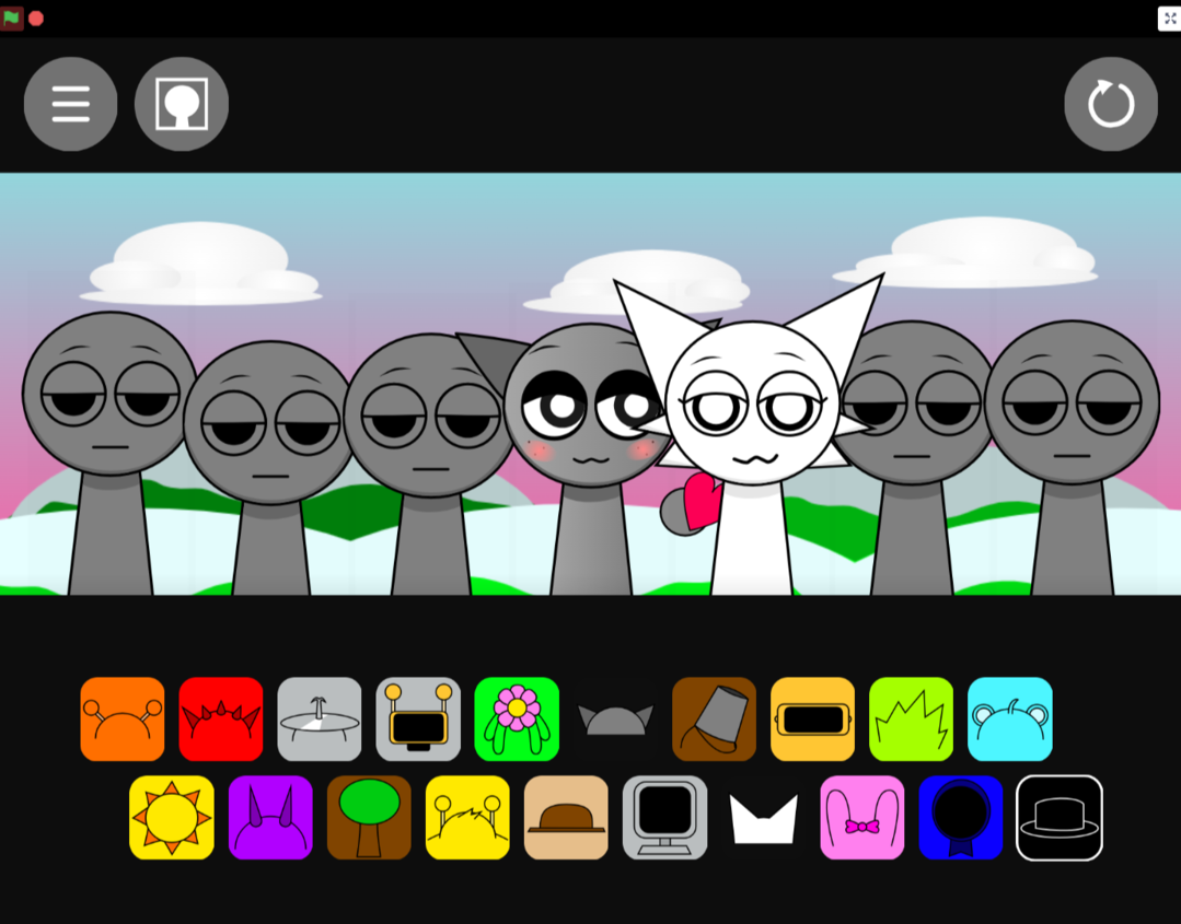 节奏盒子sprunki亲吻版