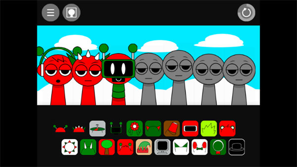 节奏盒子Sprunki圣诞节