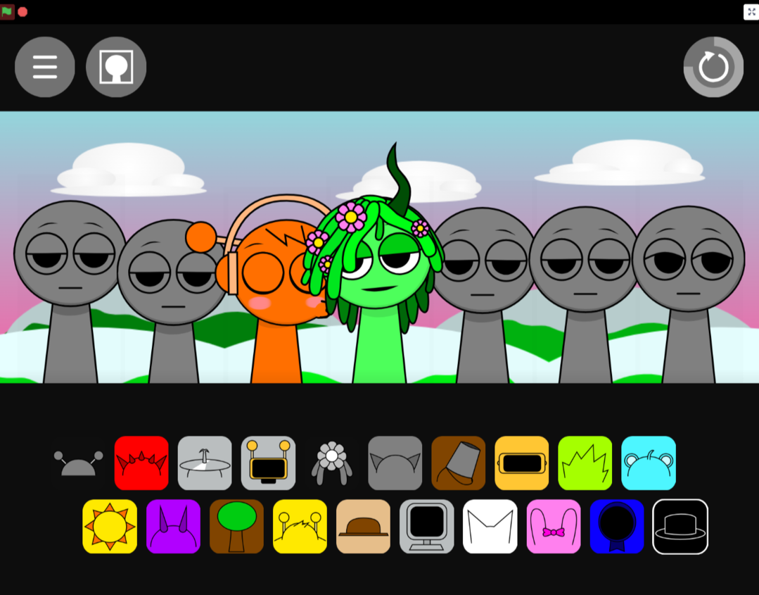 节奏盒子sprunki亲吻版