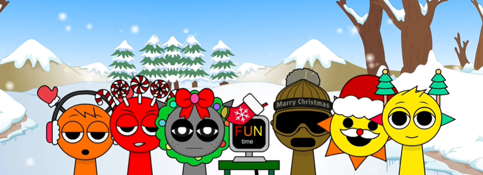 节奏盒子Sprunki圣诞节