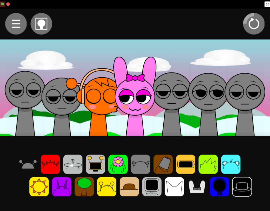 节奏盒子sprunki亲吻版