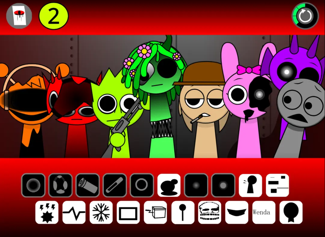 节奏盒子Sprunki腐败模组