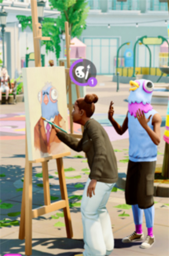 城市生活游戏与朋友