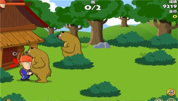 光头强守卫小木屋手机版