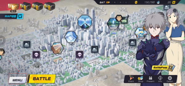 新世纪战士战斗领域