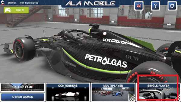 移动方程式赛车