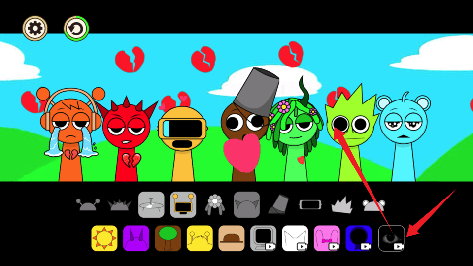 节奏盒子sprunki亲吻版