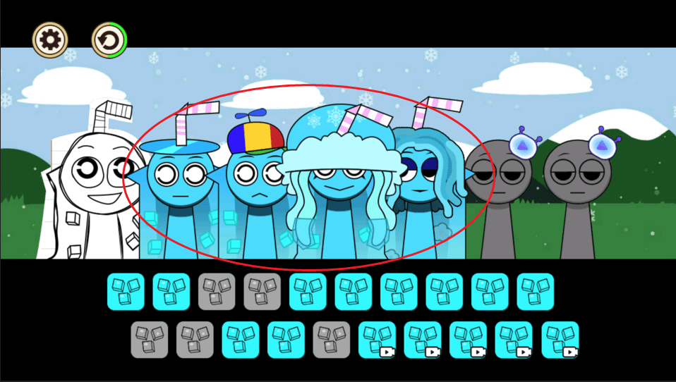 节奏盒子sprunki亲吻版