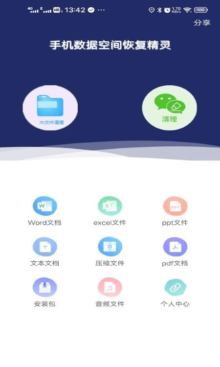 手机数据空间恢复精灵