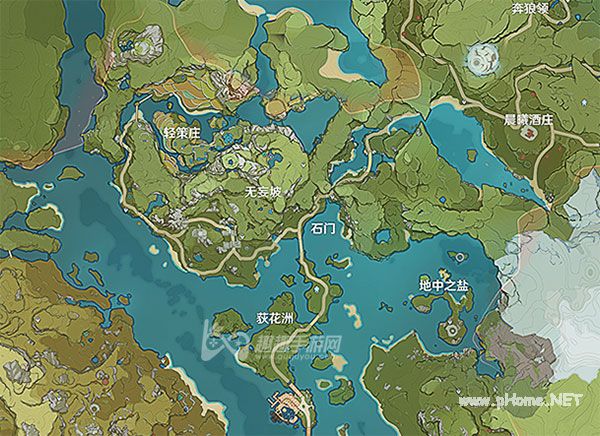 原神大地图全貌一览 所有地图全开高清大图