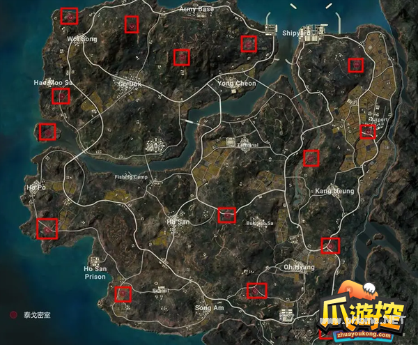 绝地求生泰戈密室神秘钥匙位置大全.png 绝地求生泰戈密室神秘钥匙位置大全.png