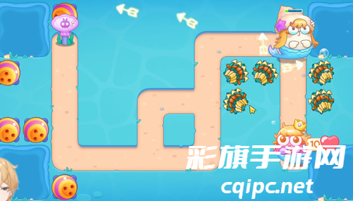 《保卫萝卜4》海的闺女第8关通关攻略