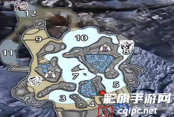 《怪物猎人》p3闪亮金属采集点位置