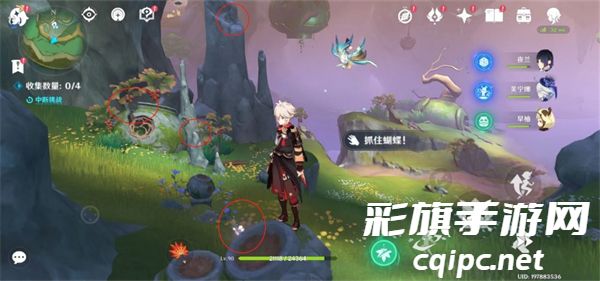 原神彩蝶翩然过谷中任务怎么完成