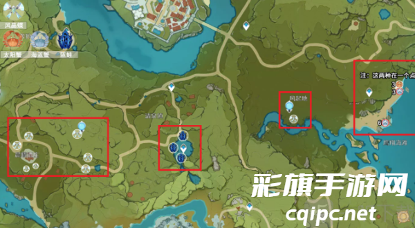 原神小动物分布位置大全 原神小动物分布位置介绍