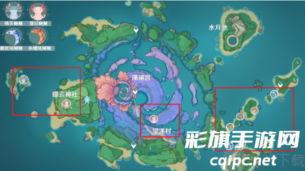 原神小动物分布位置大全 原神小动物分布位置介绍