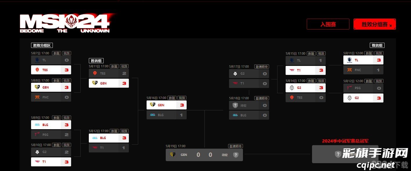 2024英雄联盟msi赛程5月17日一览 季中冠军赛msi17日直播地址分享