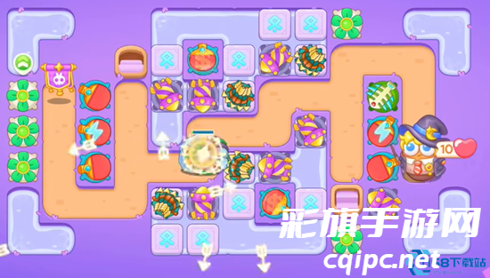 保卫萝卜4阿波与魔法宝藏第49关通关攻略