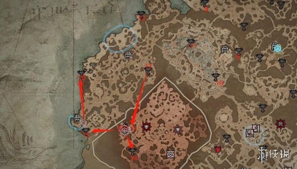 暗黑破坏神4莉莉丝祭坛全图位置-全莉莉丝祭坛分布