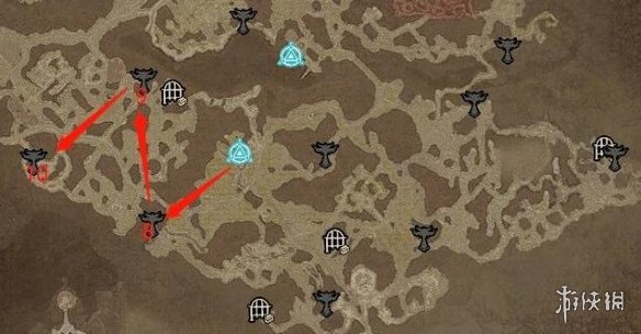 暗黑破坏神4莉莉丝祭坛全图位置-全莉莉丝祭坛分布