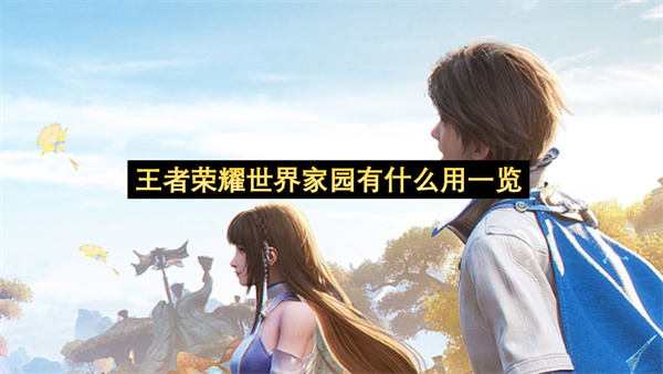 王者荣耀世界家园有什么用一览-王者荣耀世界家园有什么用分享