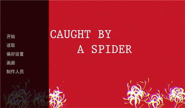 被蜘蛛抓住了