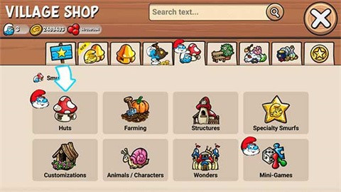 蓝精灵村庄中文版