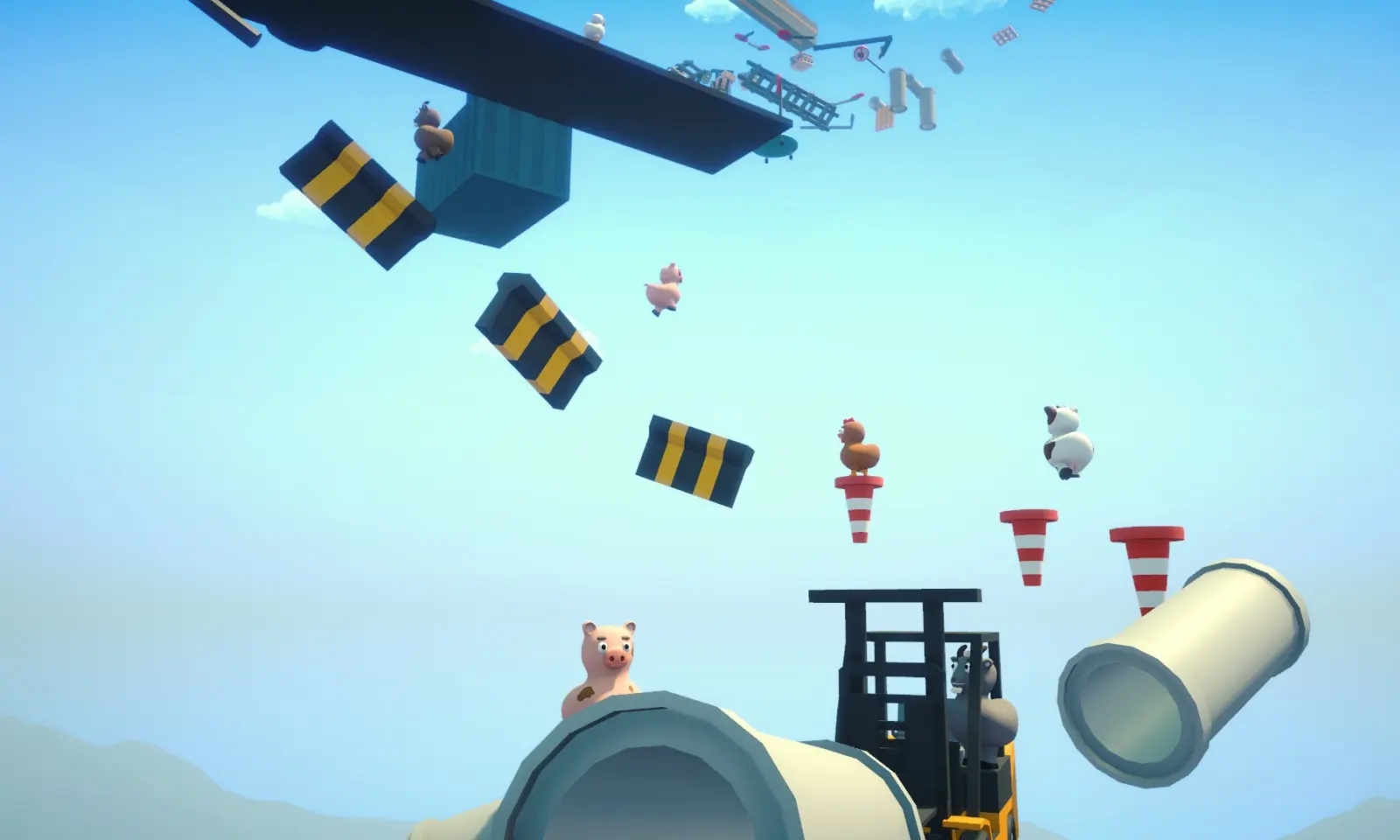 攀爬动物在一起