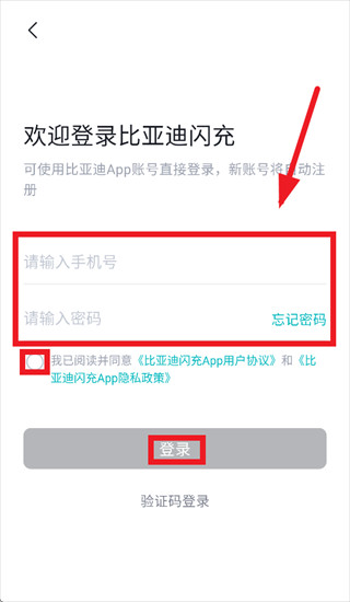 比亚迪闪充小程序