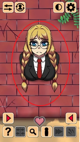 卡在墙壁上的人